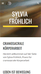 Mobile Screenshot of cranio-froehlich.de